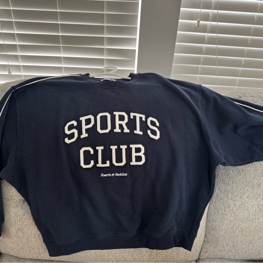 Sports Club Navy Sweatshirt